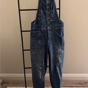 Anthropologie Pilcro Blue Denim Overalls